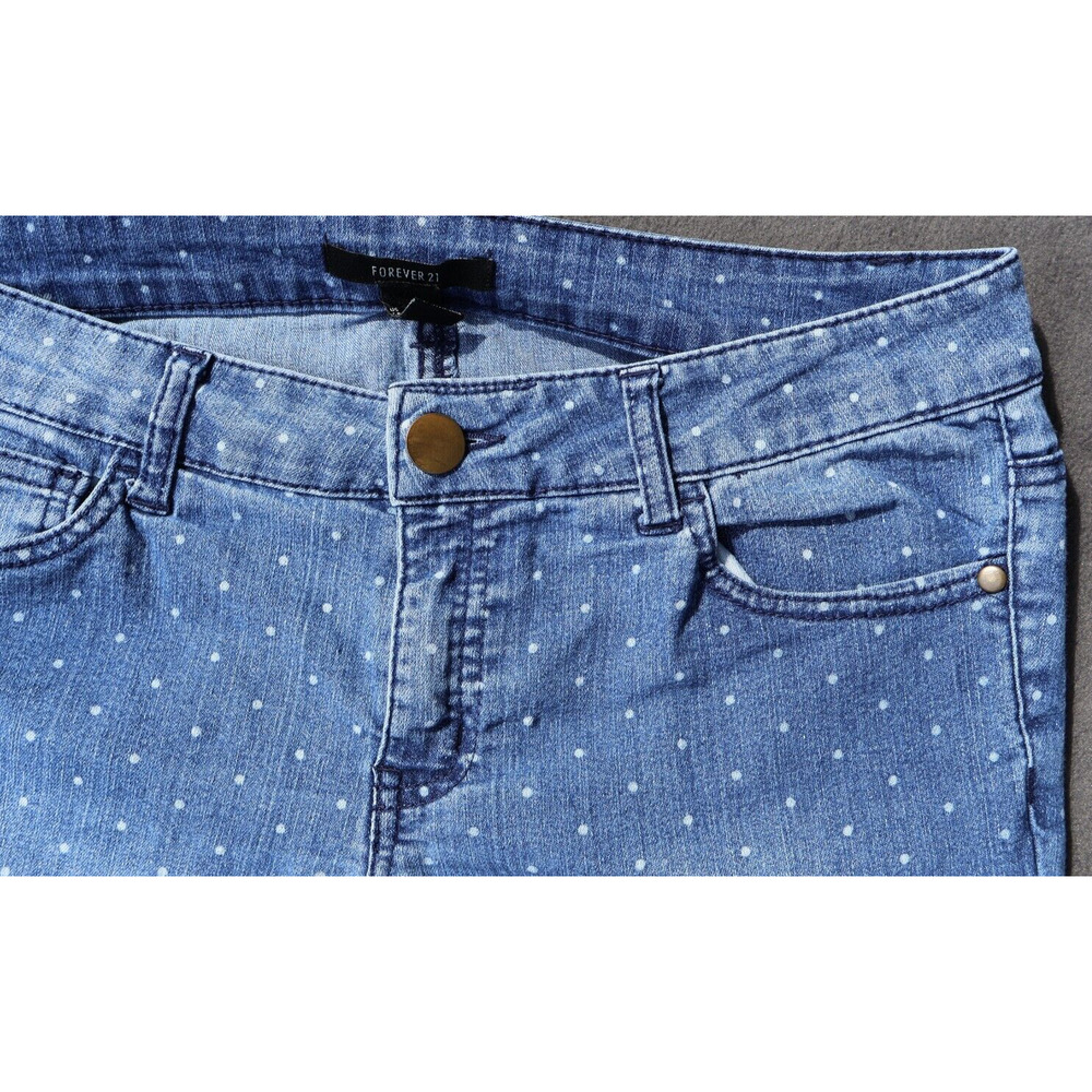 Forever 21 Womens Size 29‎ Denim Jeans Skinny Ankle Pants Blue Stretch Med Wash - Picture 4 of 12